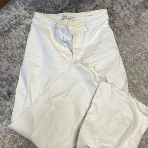 Zara marine straight pants